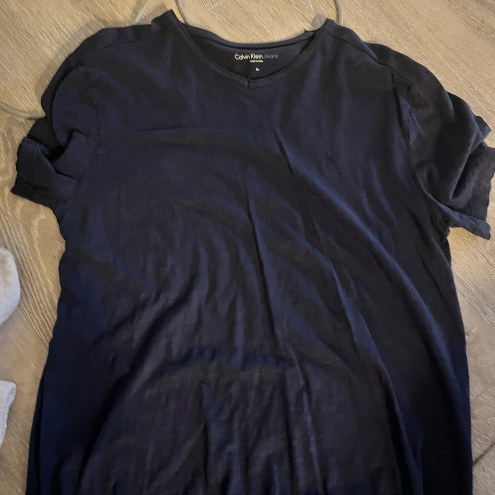 Calvin Klein Jeans Men’s Dark Navy Short Sleeve Crew Tee